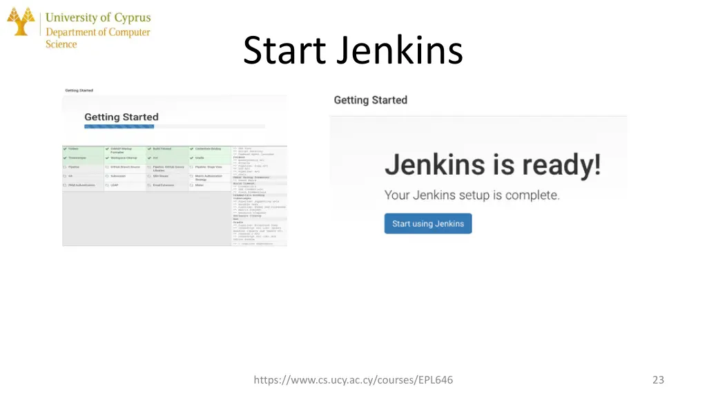 start jenkins 1
