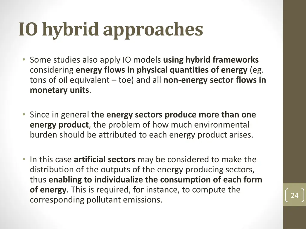io hybrid approaches