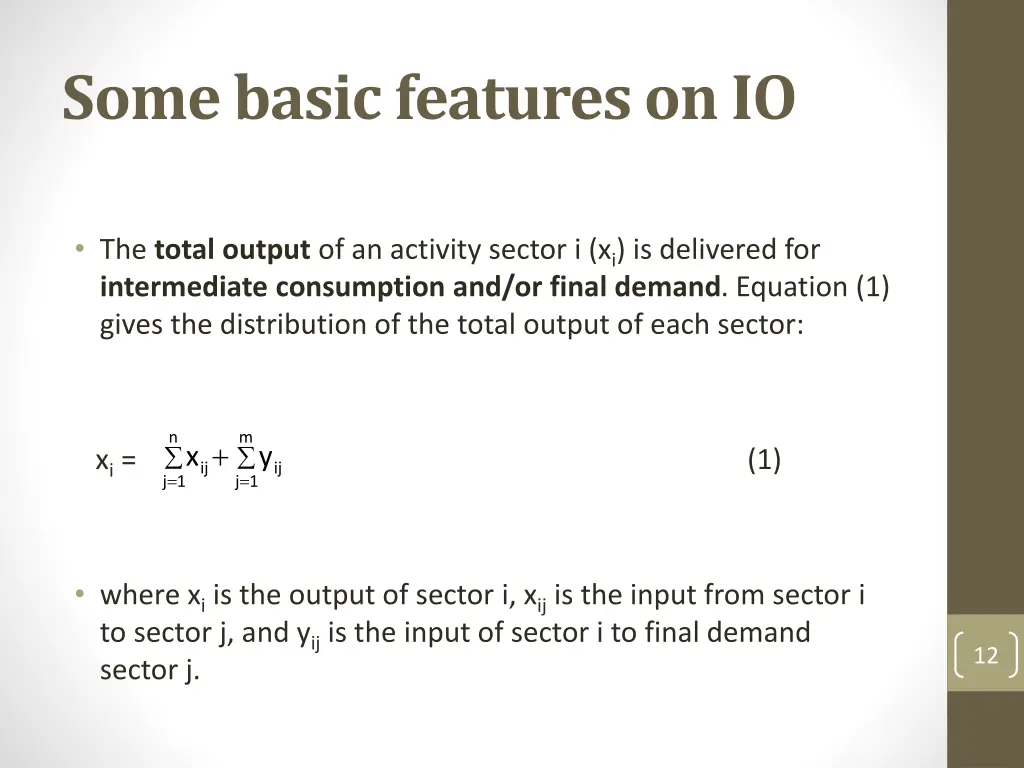 some basic features on io 1