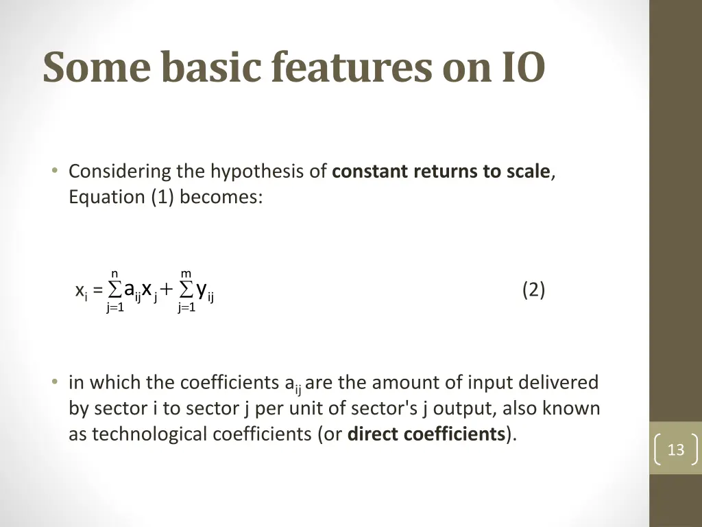 some basic features on io 2
