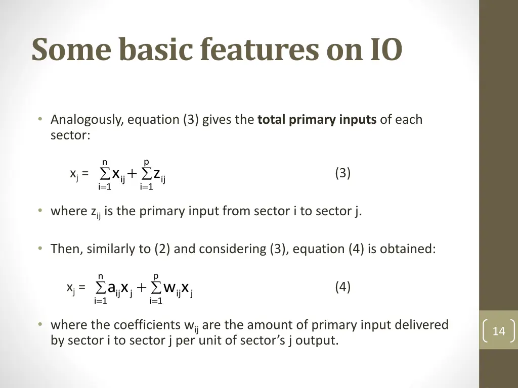 some basic features on io 3