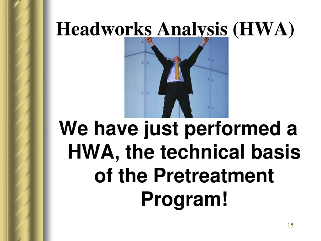 headworks analysis hwa