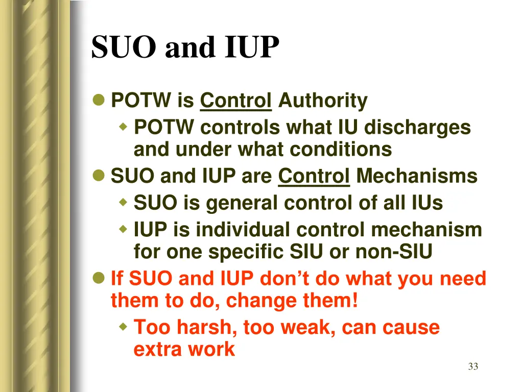 suo and iup