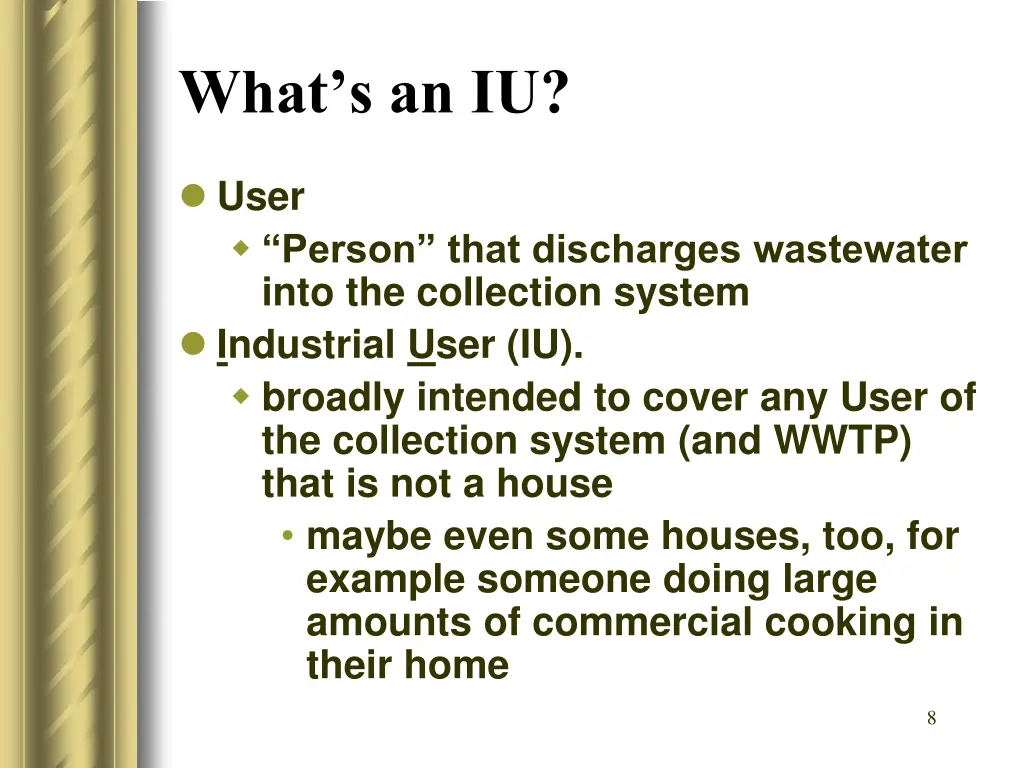 what s an iu