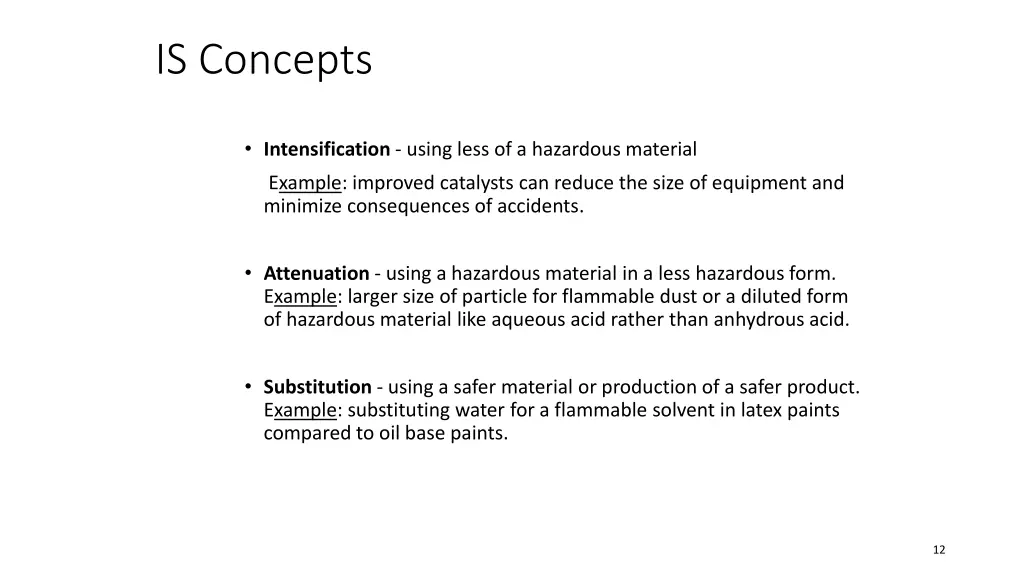 is concepts