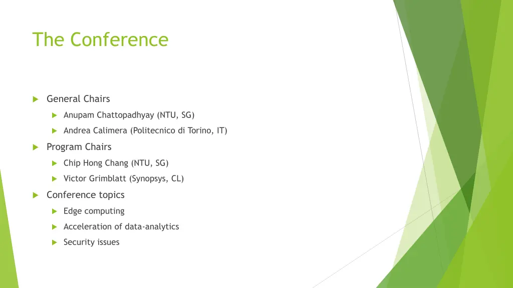 the conference
