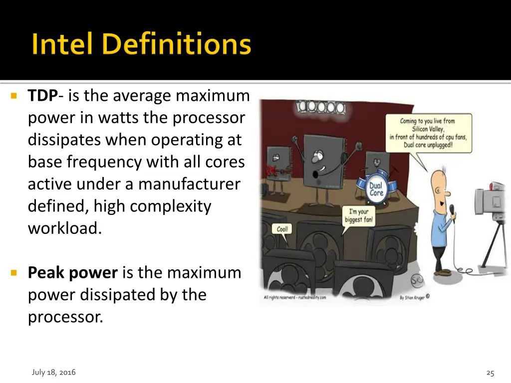 tdp is the average maximum power in watts