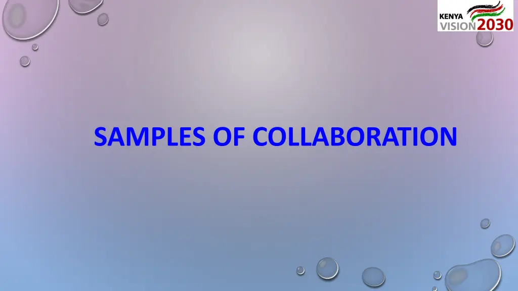 samples of collaboration