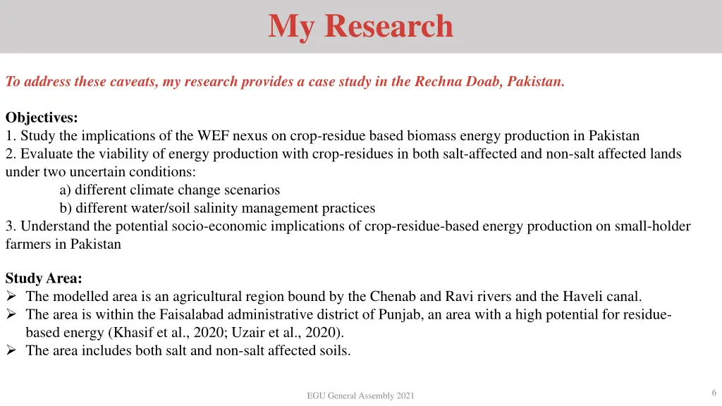 my research