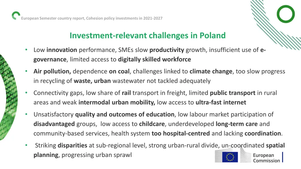 european semester country report cohesion policy 4