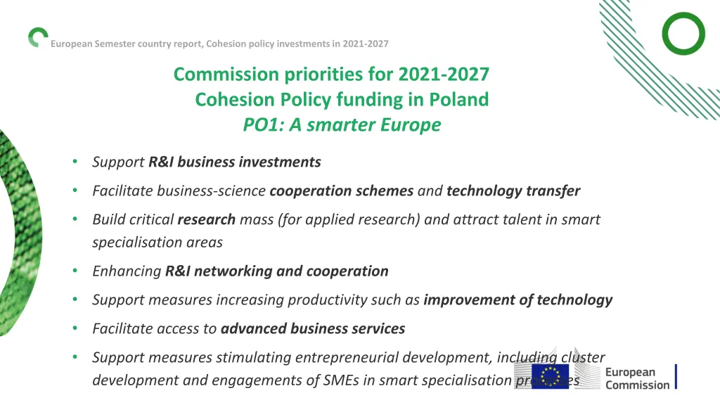 european semester country report cohesion policy 5