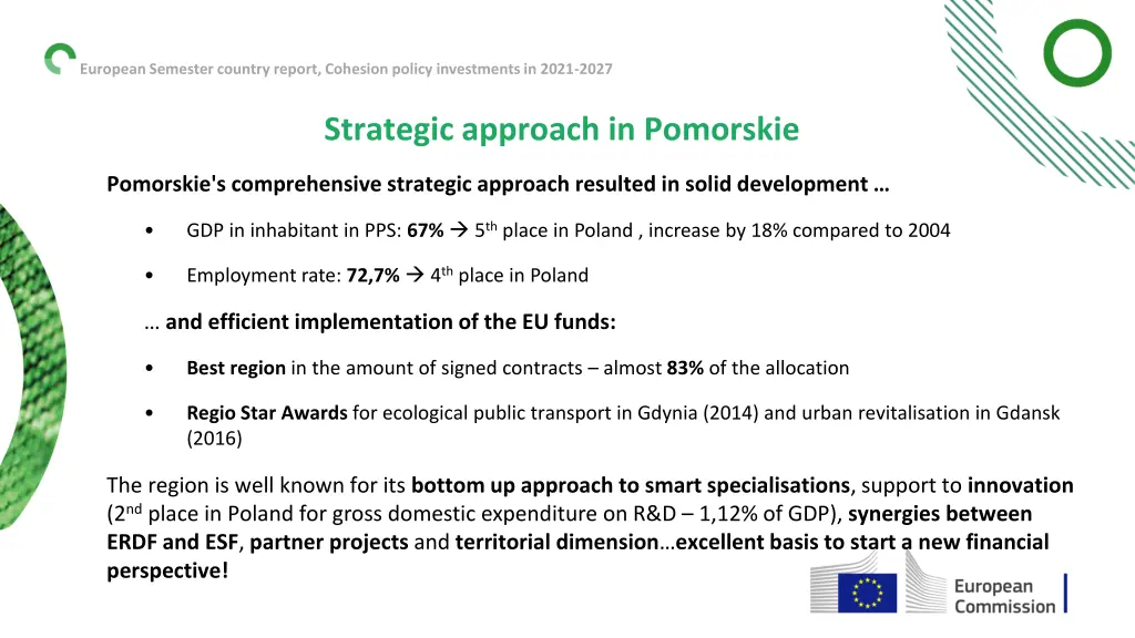 european semester country report cohesion policy