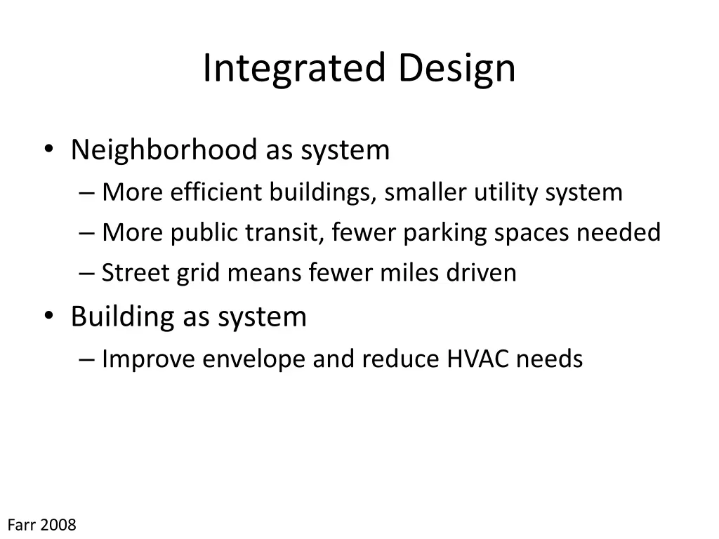 integrated design
