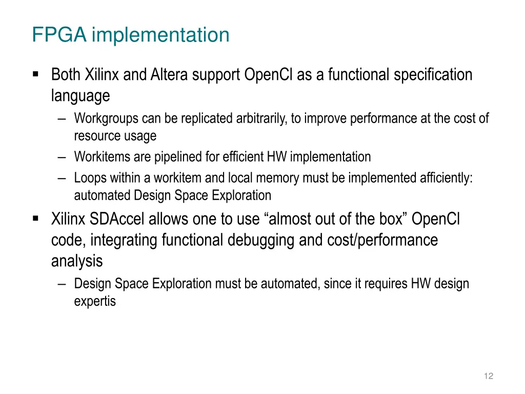 fpga implementation
