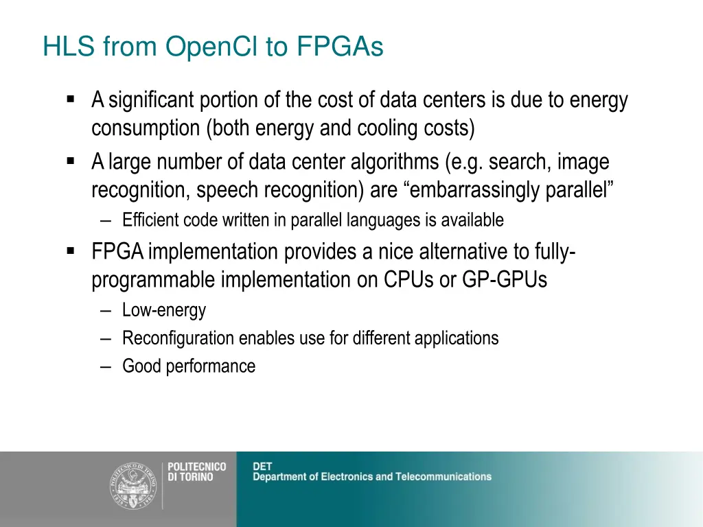 hls from opencl to fpgas