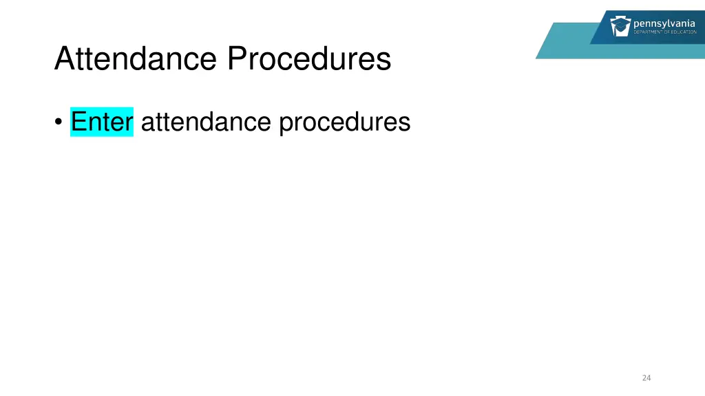 attendance procedures 1