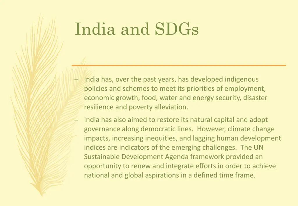 india and sdgs