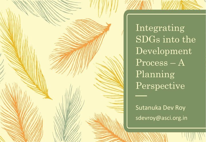 integrating sdgs into the development process