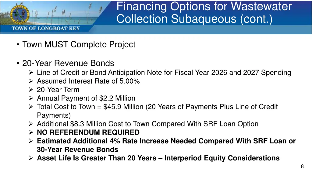 financing options for wastewater collection 1