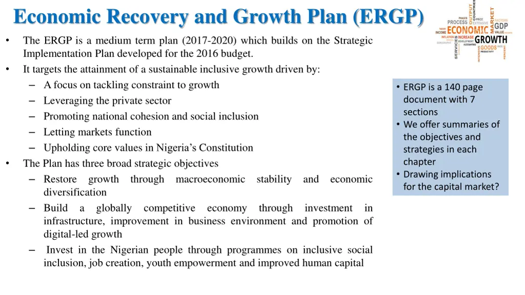 economic recovery and growth plan ergp