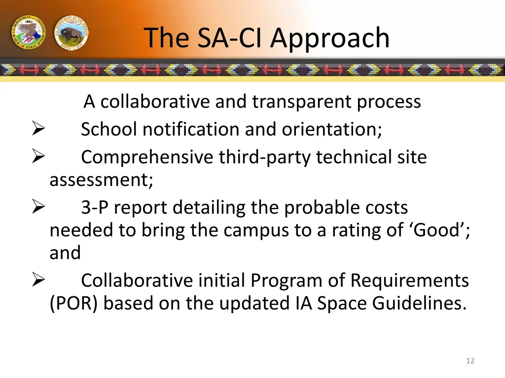 the sa ci approach