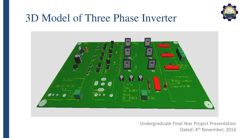 3d model of three phase inverter