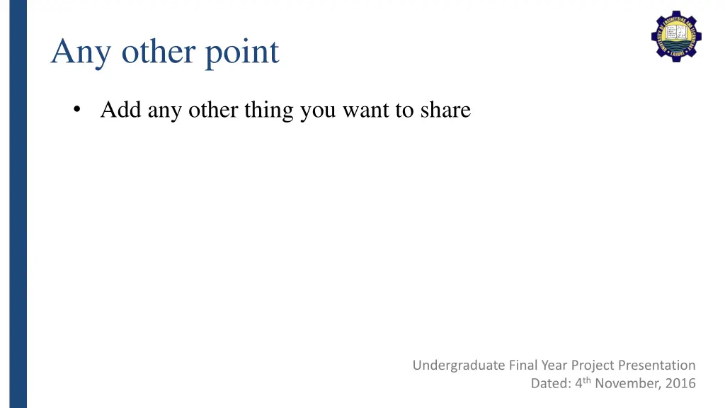 any other point
