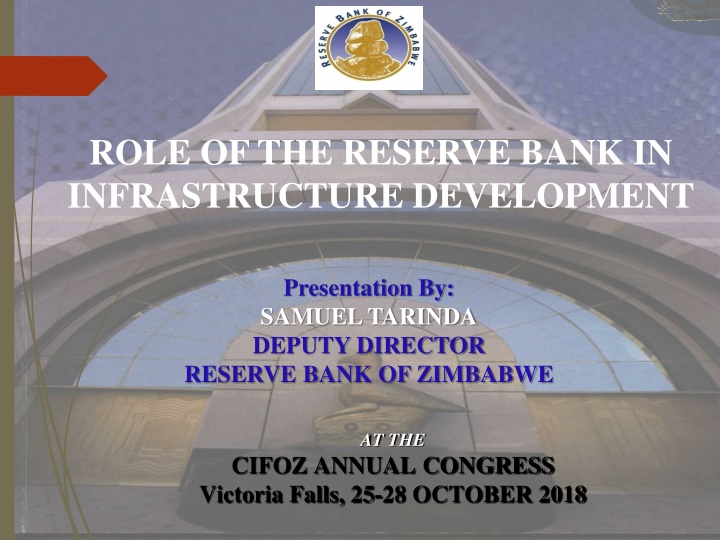 role of the reserve bank in infrastructure
