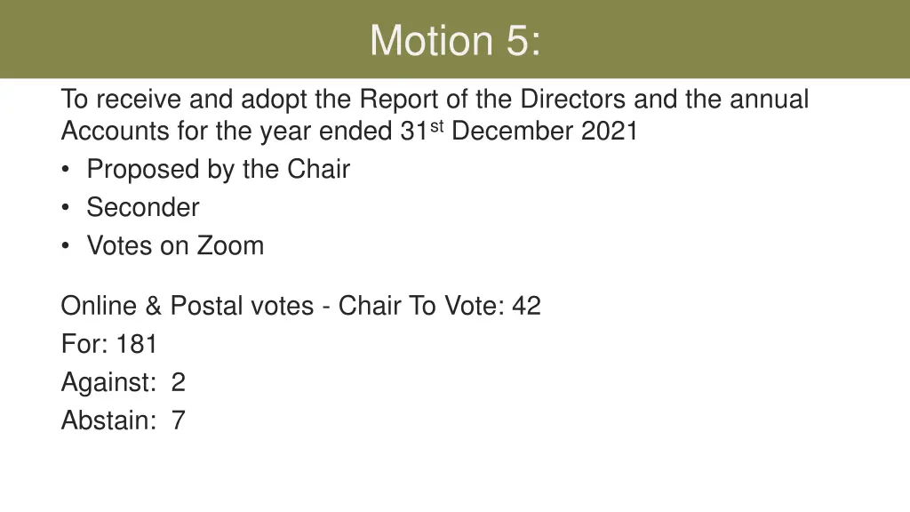 motion 5