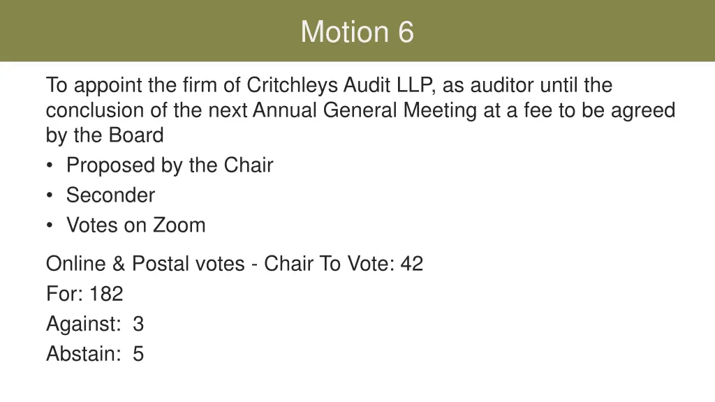 motion 6