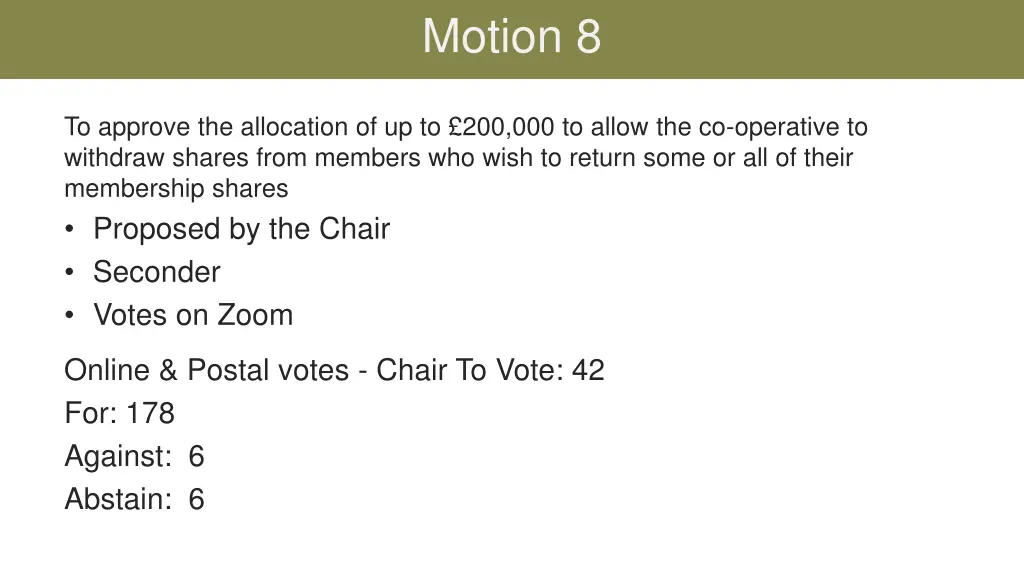 motion 8