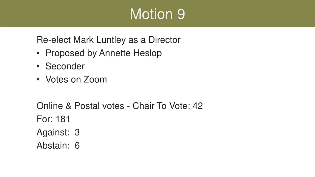 motion 9