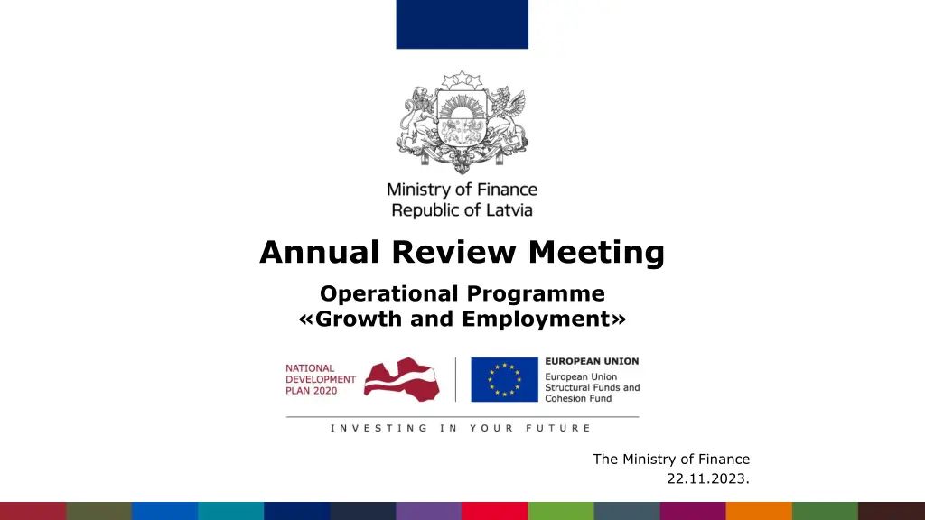 annual review meeting operational programme 1