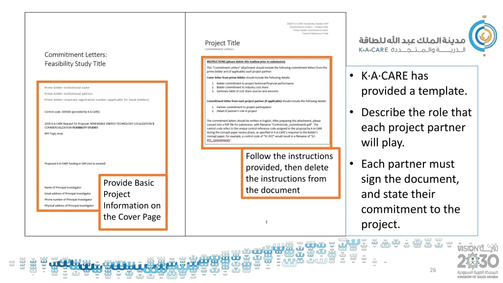 k a care has provided a template