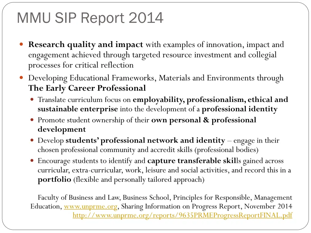 mmu sip report 2014 2