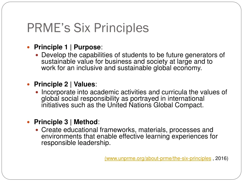 prme s six principles