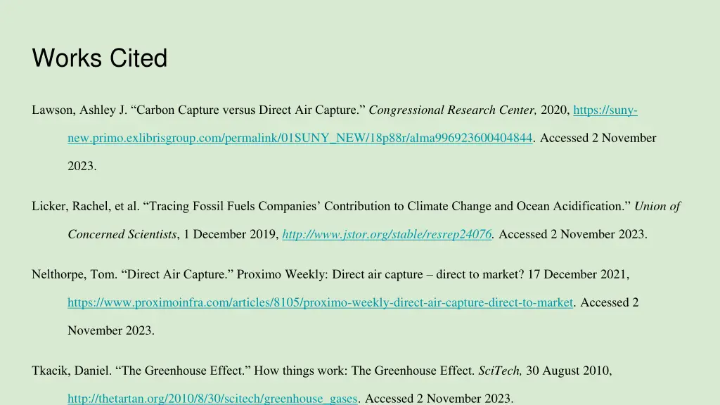 works cited