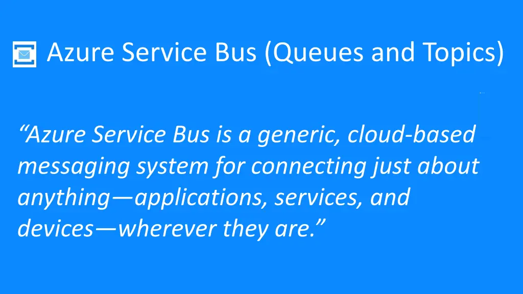 azure service bus queues and topics
