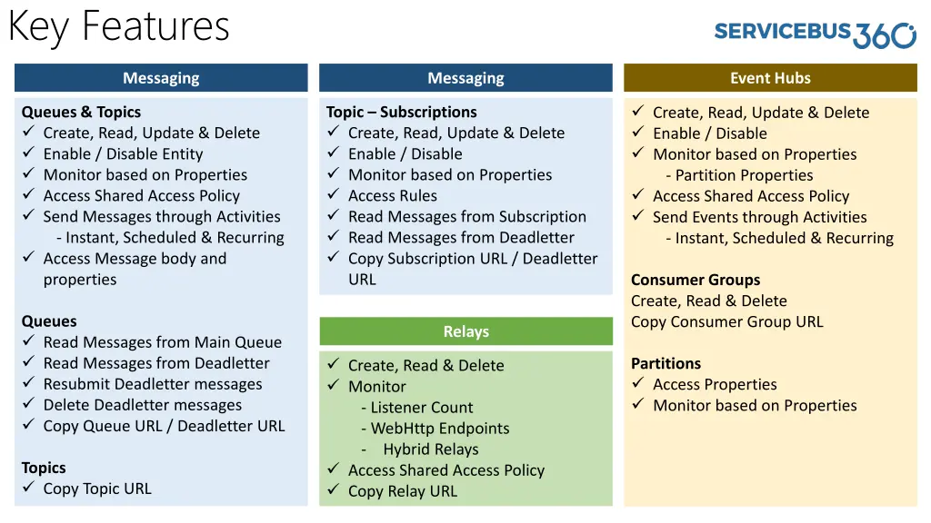 key features