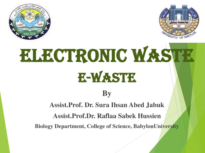 electronic electronic waste e e waste waste
