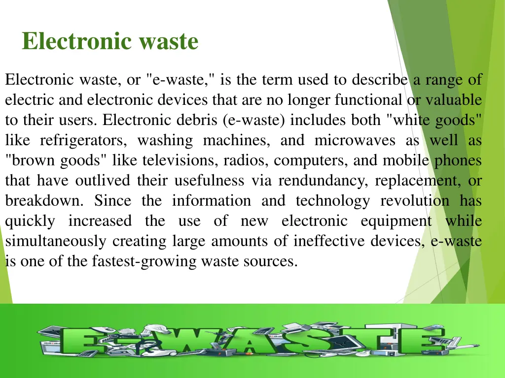 electronic waste