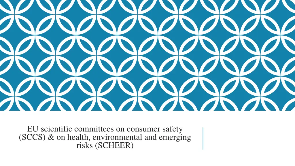 eu scientific committees on consumer safety sccs