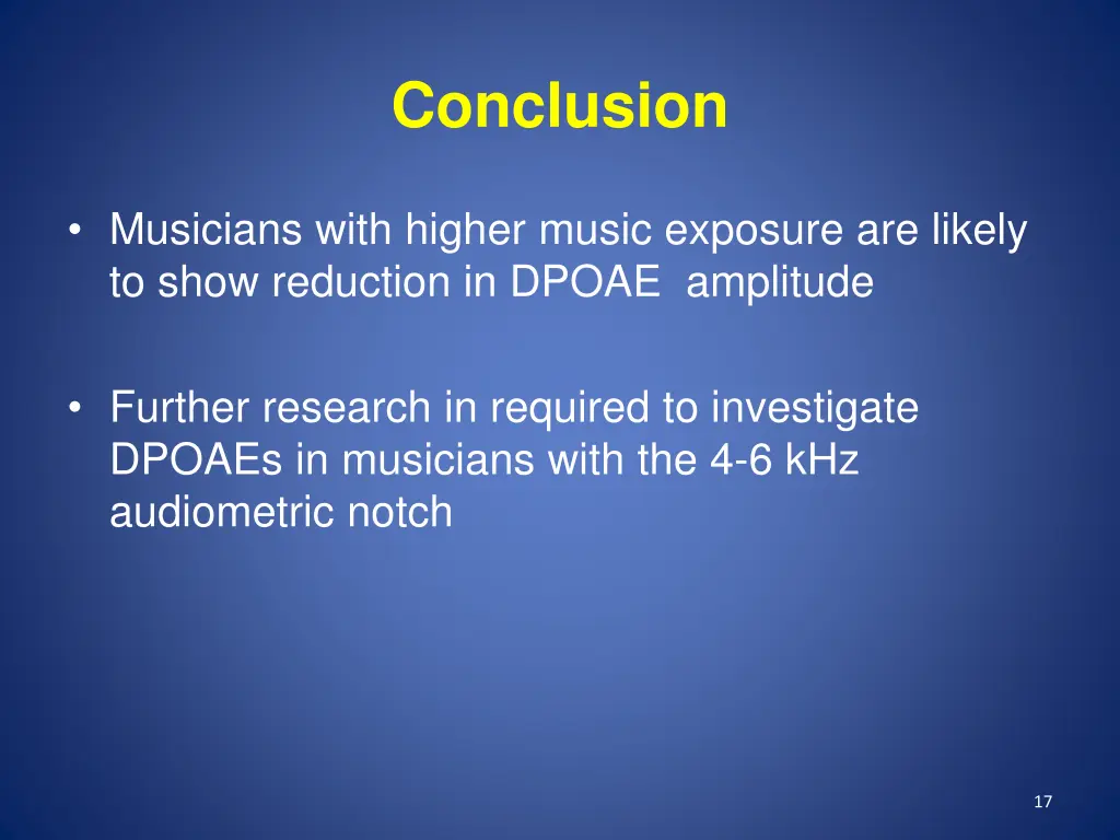 conclusion