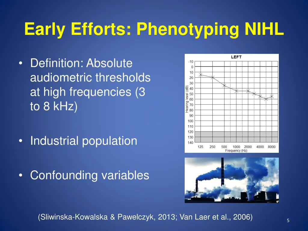 early efforts phenotyping nihl