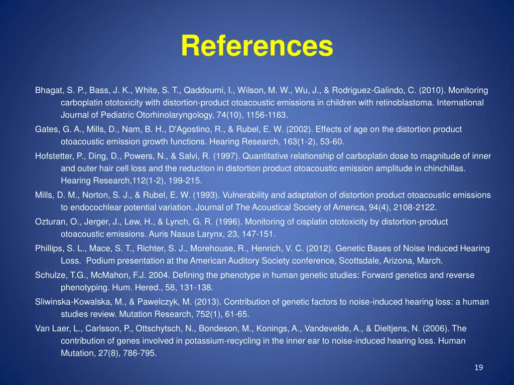 references