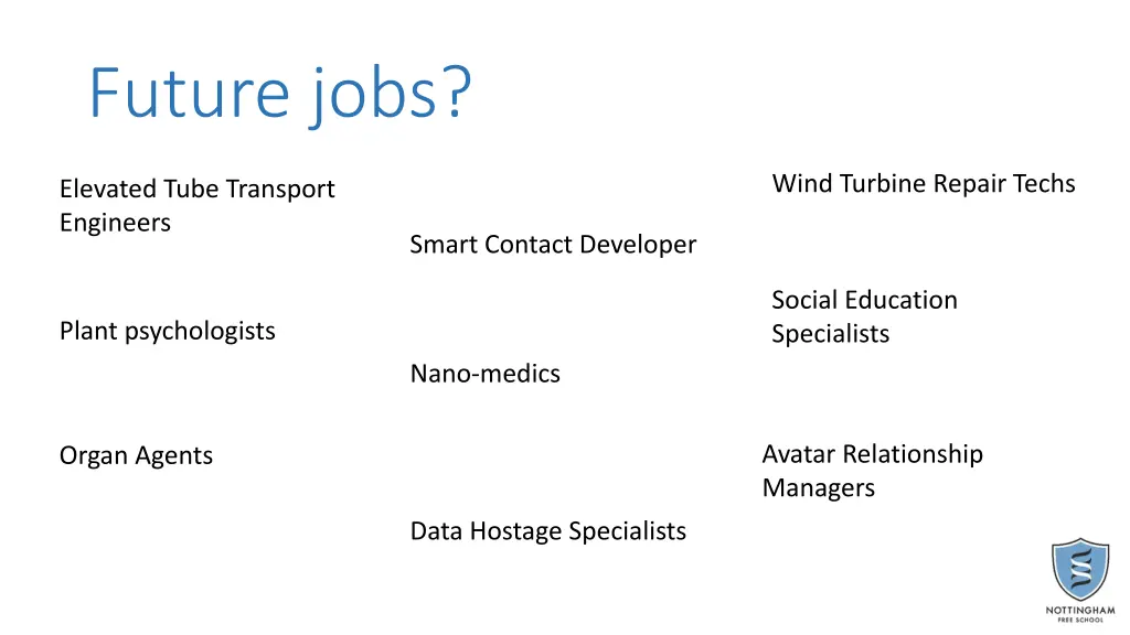 future jobs