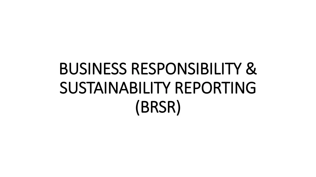 business responsibility business responsibility