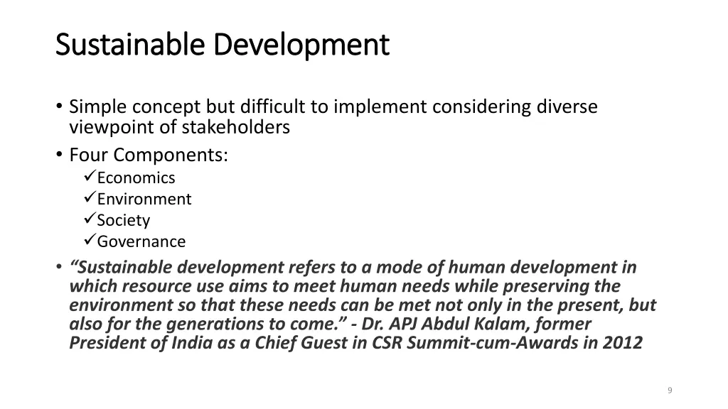 sustainable development sustainable development