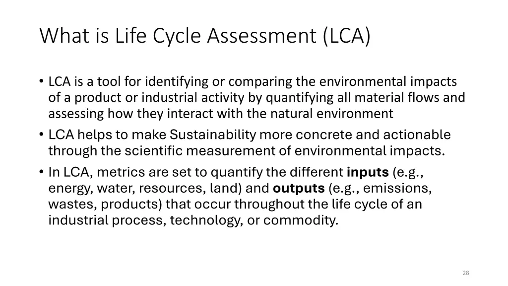 what is life cycle assessment lca