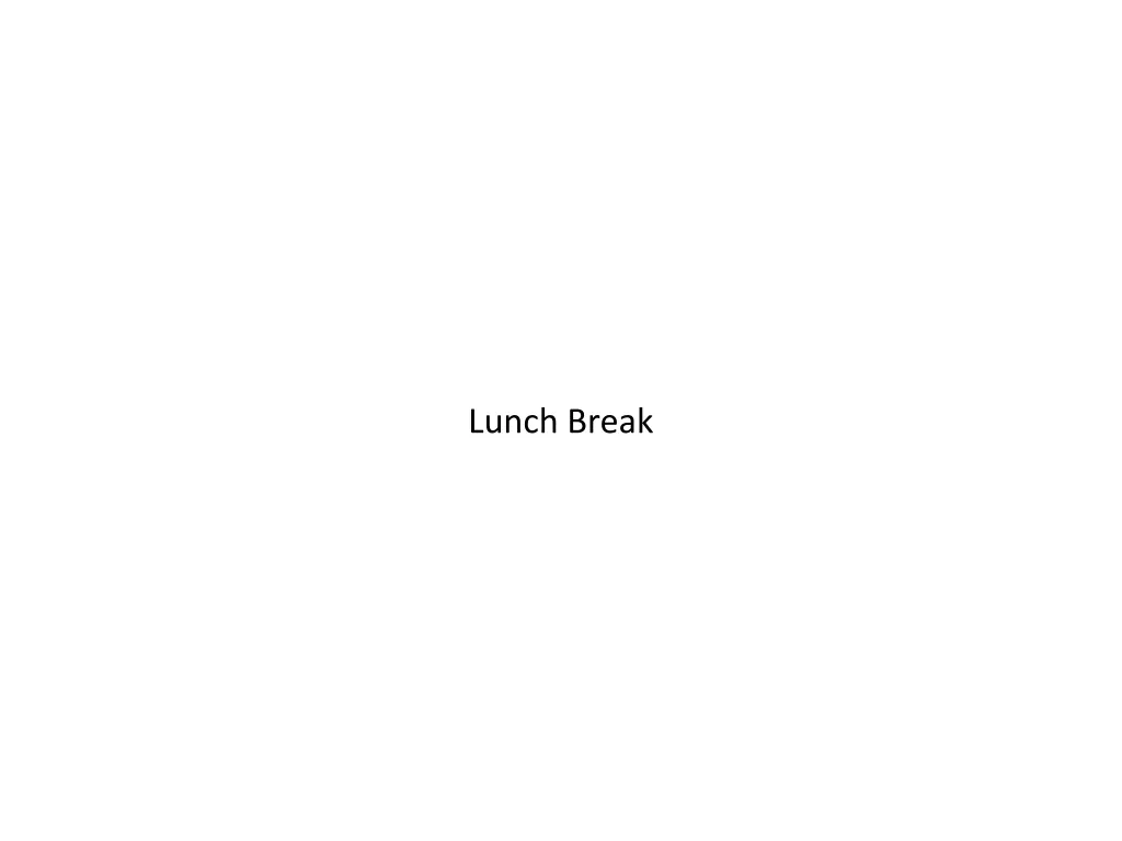 lunch break